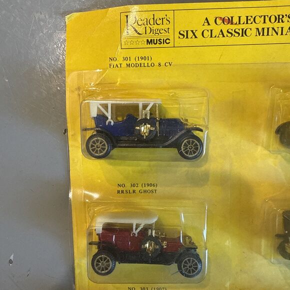 Reader’s Diegest Collector’s Set Of Six Classic Miniature Cars - Picture 2 of 7